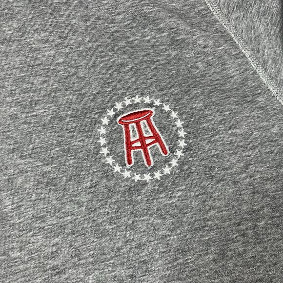 Barstool Sports Hoodie Mens M Gray Sweatshirt Pullover Chicago Embroidered Logo - Picture 5 of 11